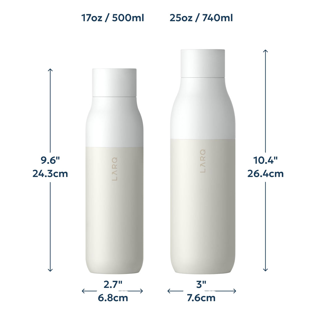 LARQ PureVis Smart Self-Cleaning UV Insulated Stainless Steel Water Bottle
