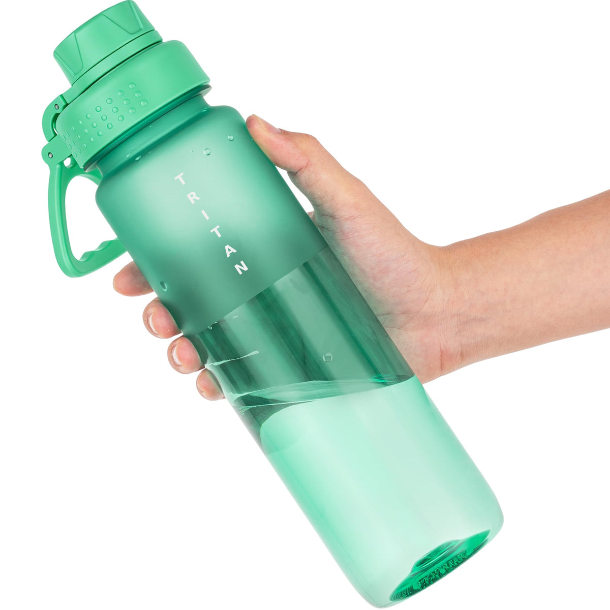 OLDLEY 32oz Matte Water Bottle with Handle, Tritan Leakproof Sports Bottle