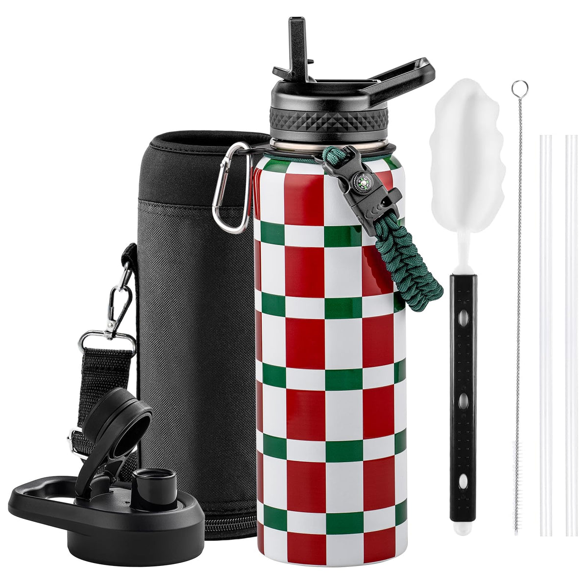RAYMYLO One Gallon Water Bottle Insulated 128 oz, Stainless Steel
