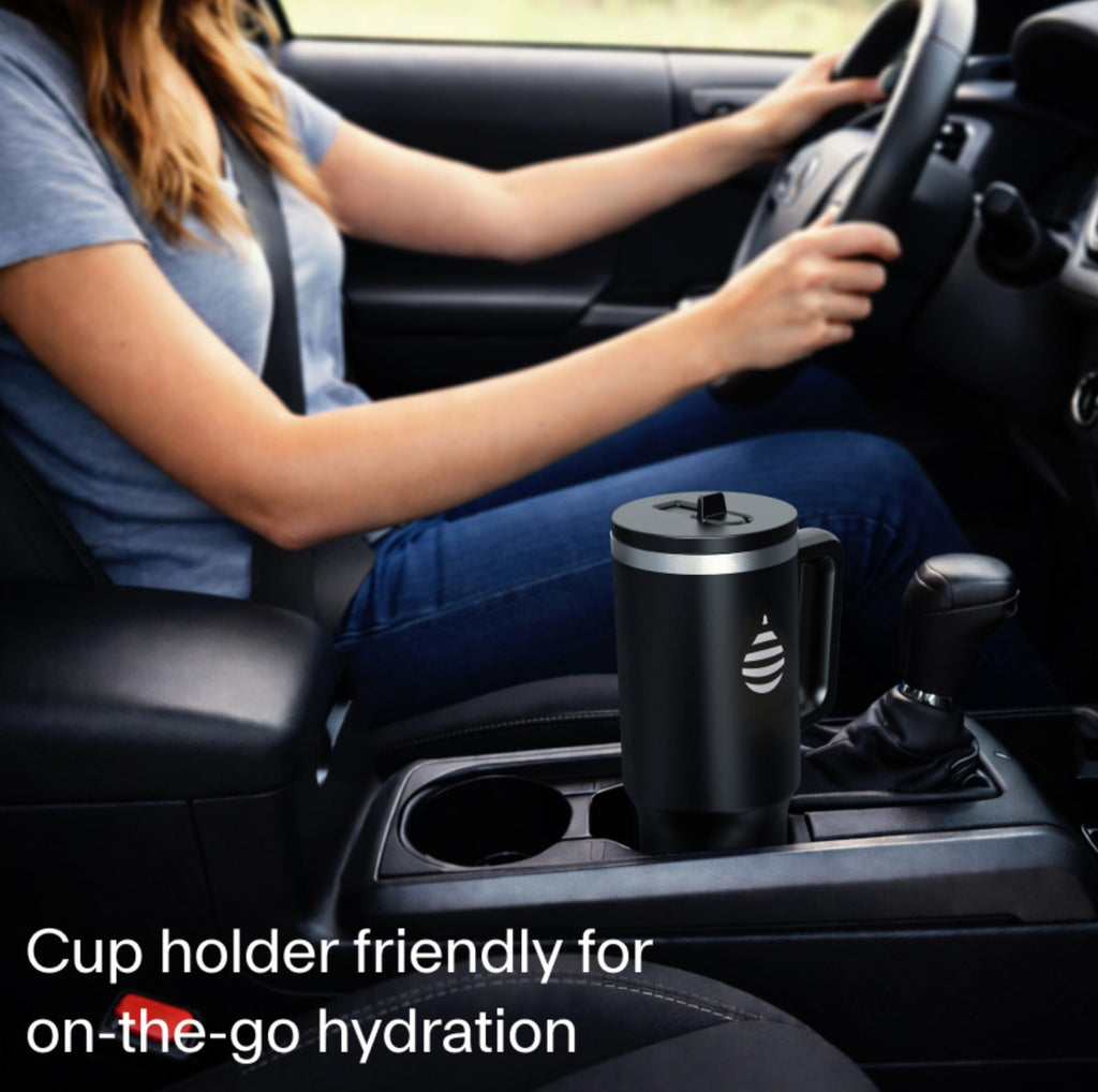 Clearly Filtered Water Bottle | Removes 200+ Contaminants, Double-Wall Insulated Stainless Steel, BPA/BPS Free, Phthalate Free, Filters Flouride Lead Chlorine (40oz, Mint)