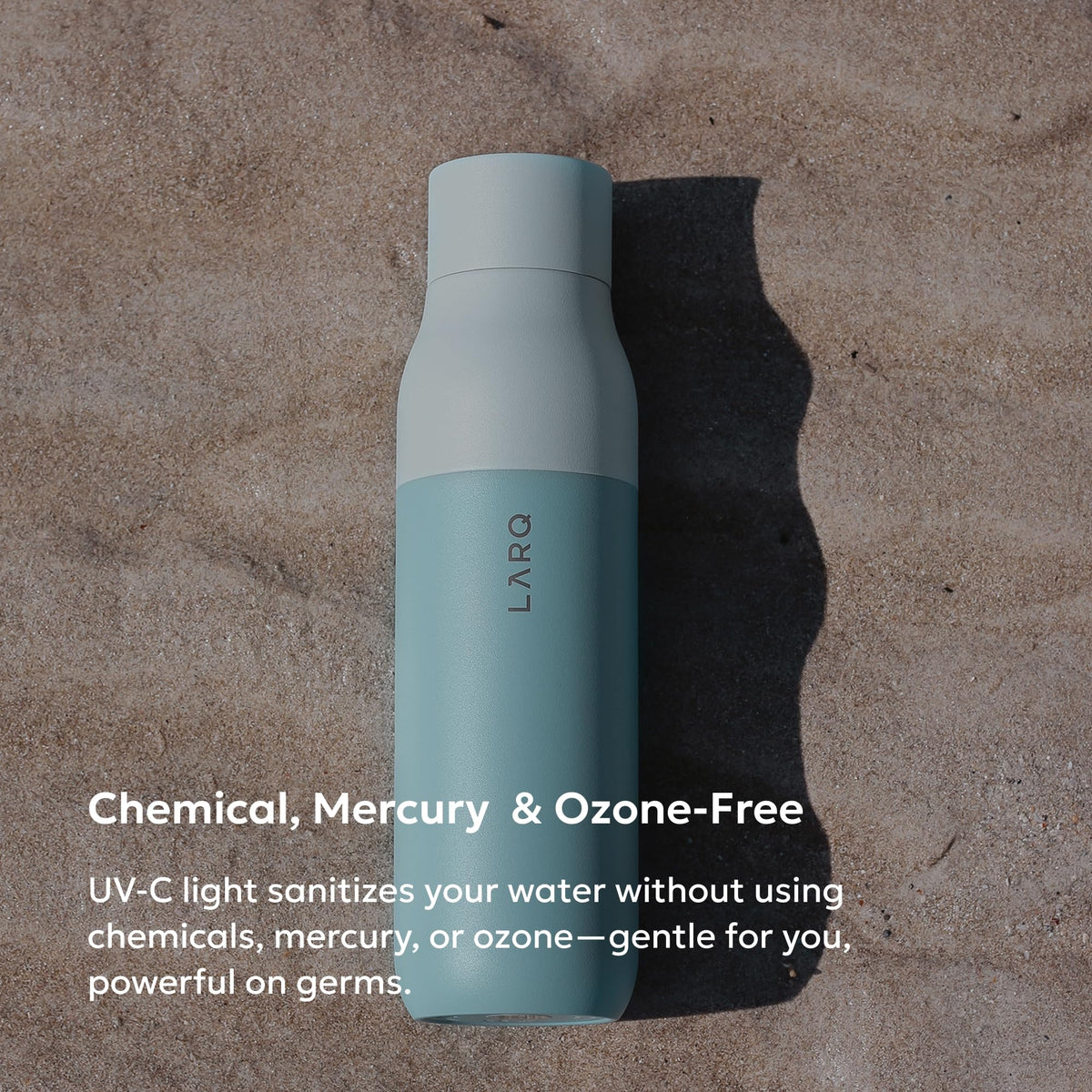 LARQ PureVis Smart Self-Cleaning UV Insulated Stainless Steel Water Bottle