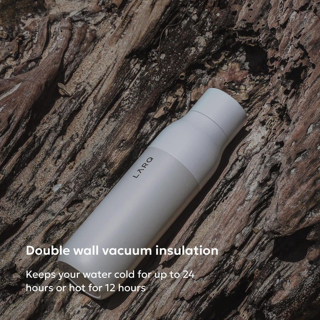 LARQ PureVis Smart Self-Cleaning UV Insulated Stainless Steel Water Bottle